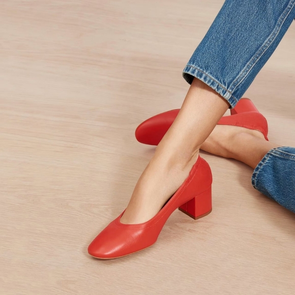 Red Everlane Day Heel size 5 - Picture 2 of 6